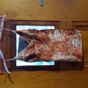 Self Esteem shiny Polyester Tank Top